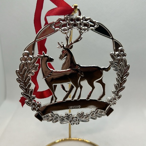 Lenox Our First Christmas Together Deer couple Ornament 2022 removable tag - Picture 6 of 8